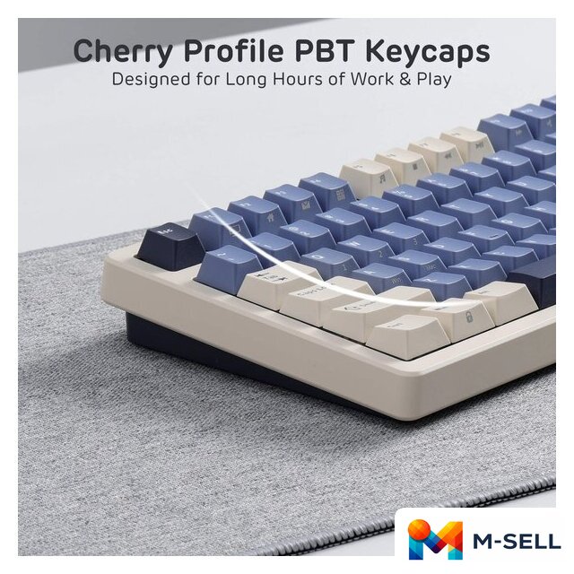 Клавиатура Royal Kludge S85 Horizon Blue (RK Beige) - Изображение №7 — Мульти e-магазин M-SELL