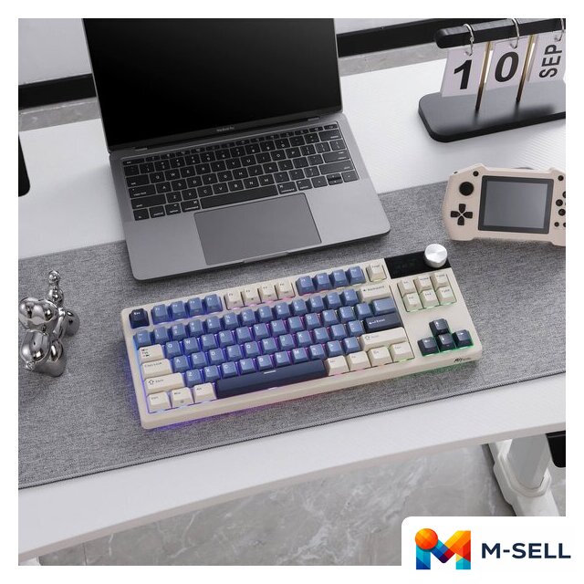 Клавиатура Royal Kludge S85 Horizon Blue (RK Beige) - Изображение №9 — Мульти e-магазин M-SELL