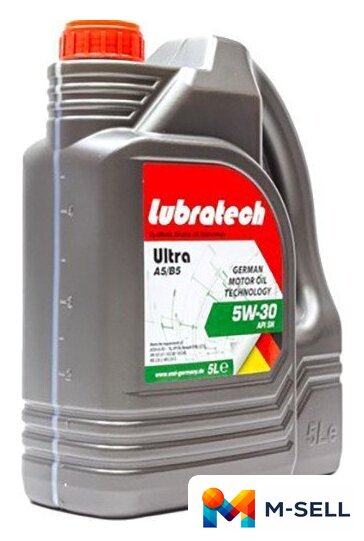 Моторное масло Lubratech Ultra 5W-30 A5/B5 5л - Изображение №1 — Мульти e-магазин M-SELL