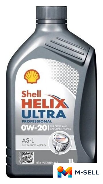Моторное масло Shell Helix Ultra Professional AS-L 0W-20 1л - Изображение №1 — Мульти e-магазин M-SELL