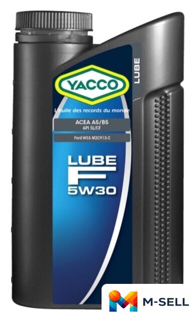 Моторное масло Yacco LUBE F 5W-30 1л - Изображение №1 — Мульти e-магазин M-SELL