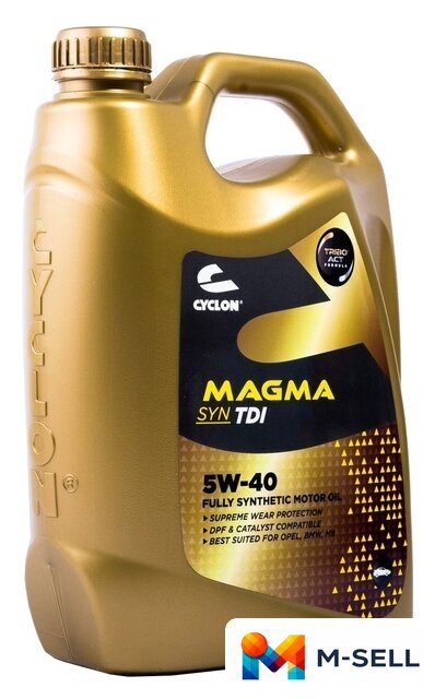 Моторное масло Cyclon Magma Syn TDI 5W-40 5л - Изображение №1 — Мульти e-магазин M-SELL