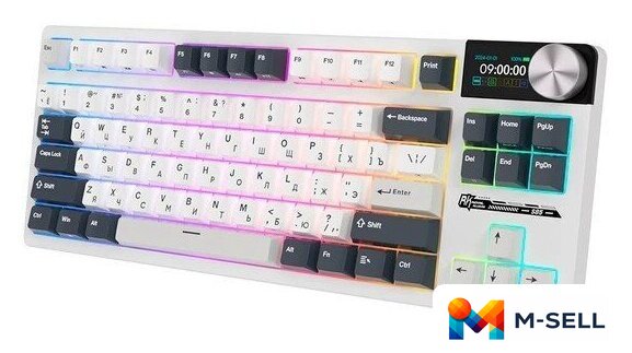 Клавиатура Royal Kludge S85 White Night (RK Cloud) - Изображение №4 — Мульти e-магазин M-SELL