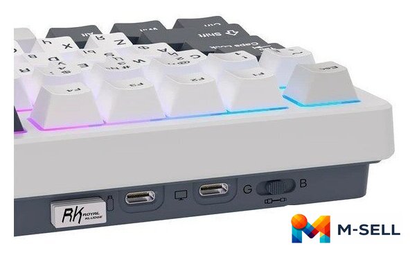 Клавиатура Royal Kludge S85 White Night (RK Cloud) - Изображение №9 — Мульти e-магазин M-SELL