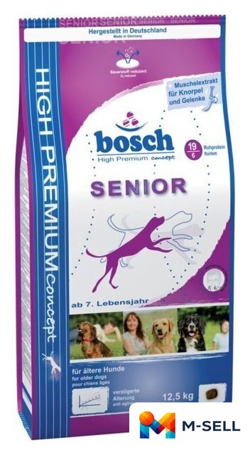 Сухой корм для собак Bosch Senior 12.5 кг (Сениор) - Изображение №1 — Мульти e-магазин M-SELL