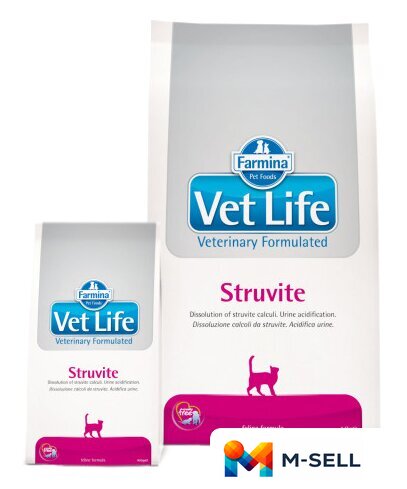 Сухой корм для кошек Farmina Vet Life Struvite 2 кг - Изображение №1 — Мульти e-магазин M-SELL