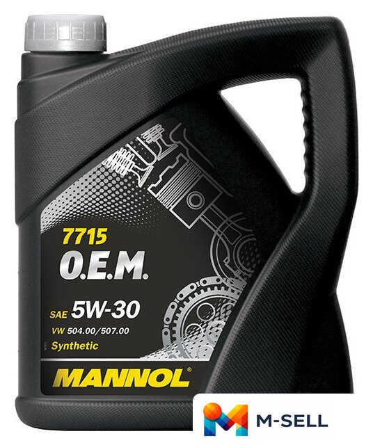 Моторное масло Mannol 7715 O.E.M. 5W-30 API SN/CF 5л [MN7715-5] - Изображение №1 — Мульти e-магазин M-SELL