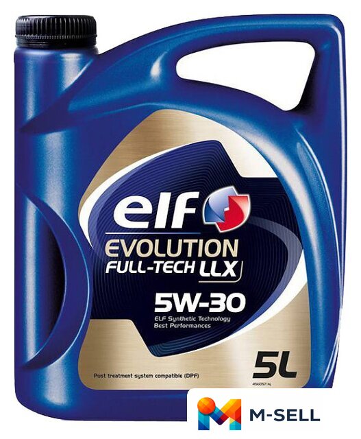 Моторное масло Elf Evolution Full-Tech LLX 5W-30 5л - Изображение №1 — Мульти e-магазин M-SELL