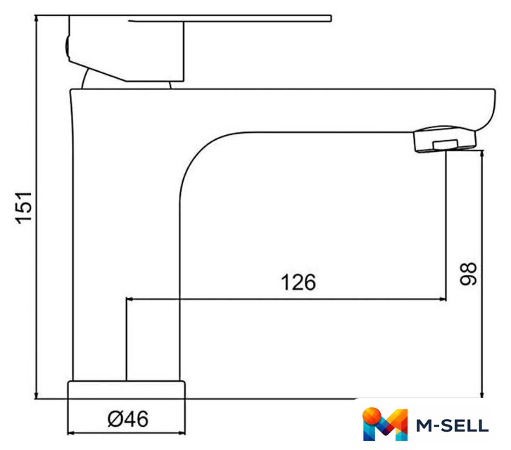 Смеситель FRAP F10806-6 - Изображение №6 — Мульти e-магазин M-SELL