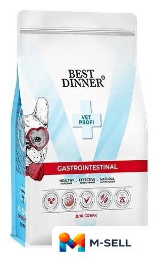 Сухой корм для собак Best Dinner Vet Profi Gastrointestinal (2 кг) - Изображение №4 — Мульти e-магазин M-SELL