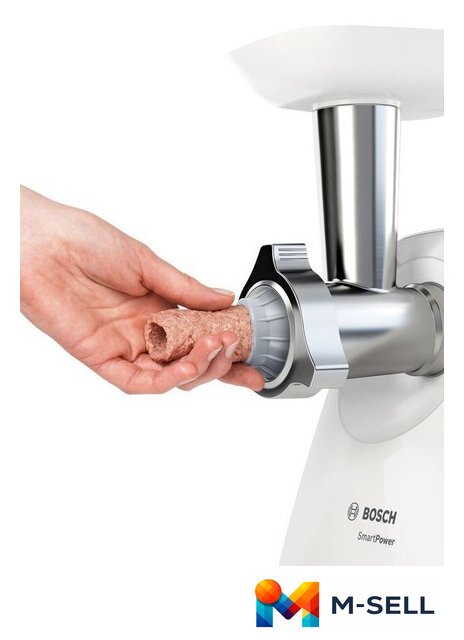 Мясорубка Bosch MFW2520W - Изображение №5 — Мульти e-магазин M-SELL