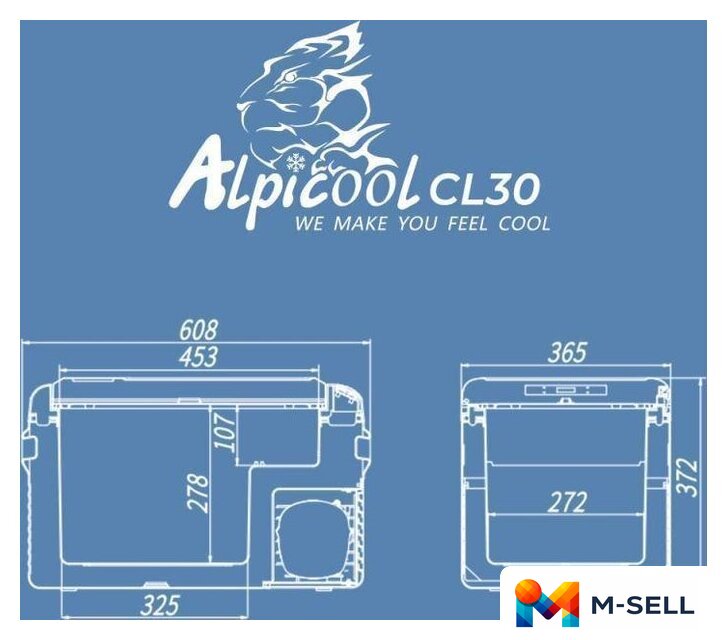 Компрессорный автохолодильник Alpicool CL30 - Изображение №12 — Мульти e-магазин M-SELL