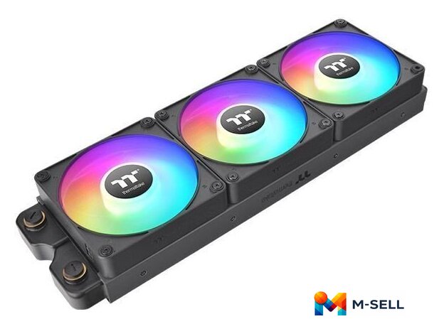 Комплект вентиляторов для корпуса Thermaltake CT120 EX ARGB 3-Fan Pack CL-F181-PL12SW-A - Изображение №6 — Мульти e-магазин M-SELL