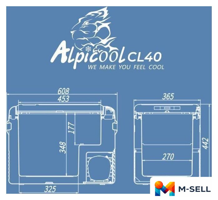 Компрессорный автохолодильник Alpicool CL40 - Изображение №15 — Мульти e-магазин M-SELL