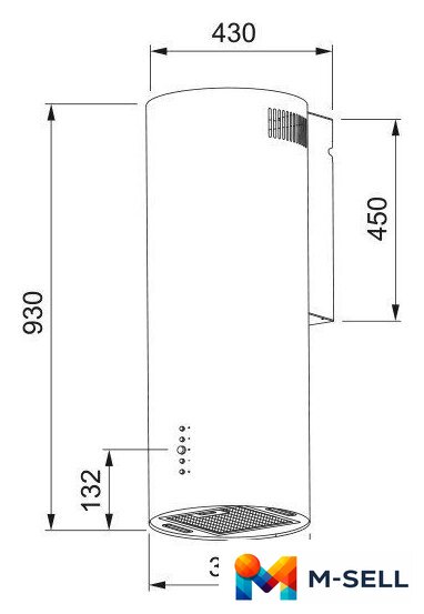 Кухонная вытяжка Franke Axis 35 WH 335.0706.919 - Изображение №3 — Мульти e-магазин M-SELL