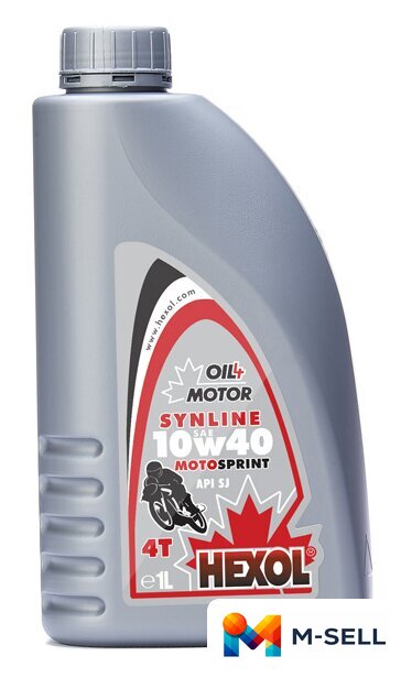 Моторное масло Hexol Synline 4T Motosprint 10W-40 1л - Изображение №1 — Мульти e-магазин M-SELL