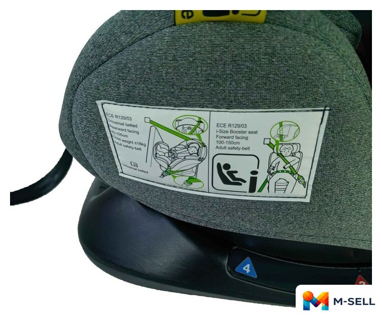 Детское автокресло Nino Safe YC11A (черный) - Изображение №7 — Мульти e-магазин M-SELL