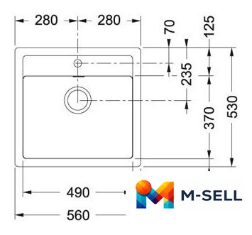 Кухонная мойка Franke Sirius SID 610 (610-49) 114.0443.344 (оникс) - Изображение №2 — Мульти e-магазин M-SELL