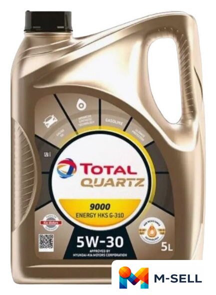 Моторное масло Total Quartz 9000 HKR 5W-30 5л - Изображение №1 — Мульти e-магазин M-SELL