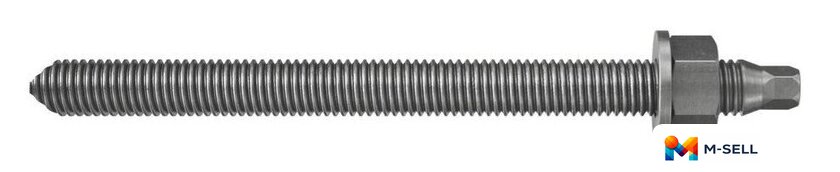 Набор шпилек Fischer RG M16 x 165 R 95704 (10 шт) - Изображение №1 — Мульти e-магазин M-SELL