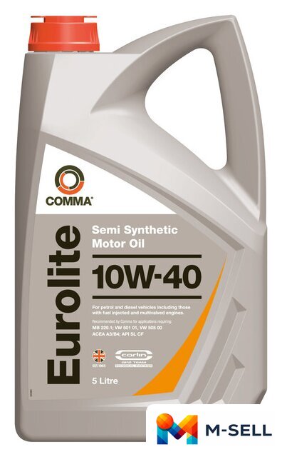 Моторное масло Comma Eurolite 10W-40 5л - Изображение №1 — Мульти e-магазин M-SELL