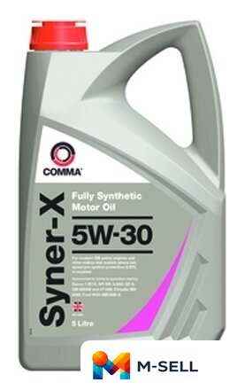 Моторное масло Comma Syner-X 5W-30 5л - Изображение №1 — Мульти e-магазин M-SELL
