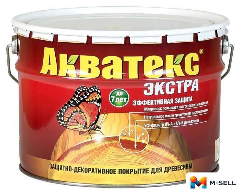 Пропитка Акватекс Экстра (сосна, 9 л) - Изображение №1 — Мульти e-магазин M-SELL