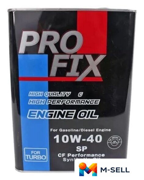 Моторное масло Profix 10W-40 SP/CF 4л - Изображение №1 — Мульти e-магазин M-SELL