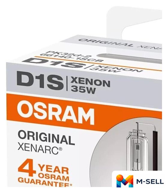 Ксеноновая лампа Osram D1S 66140 1шт - Изображение №5 — Мульти e-магазин M-SELL