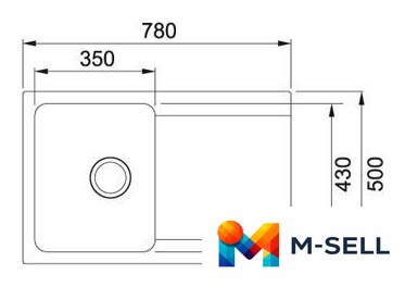 Кухонная мойка Franke Orion OID 611-78 (оникс) [114.0443.359] - Изображение №2 — Мульти e-магазин M-SELL