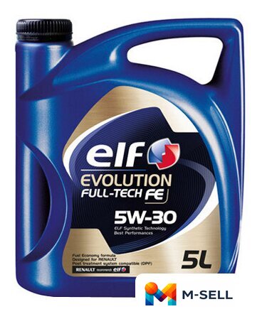 Моторное масло Elf Evolution Full-Tech FE 5W-30 5л - Изображение №1 — Мульти e-магазин M-SELL