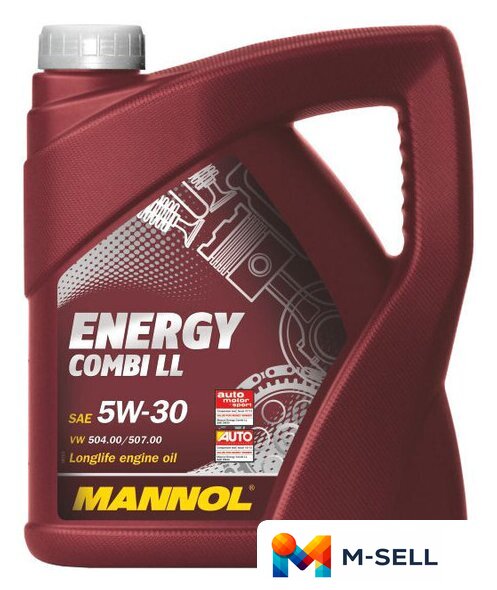 Моторное масло Mannol ENERGY COMBI LL 5W-30 4л - Изображение №1 — Мульти e-магазин M-SELL
