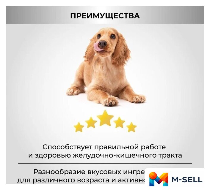 Сухой корм для собак Necon Для взрослых собак всех пород с олениной и картофелем (12 кг) - Изображение №7 — Мульти e-магазин M-SELL