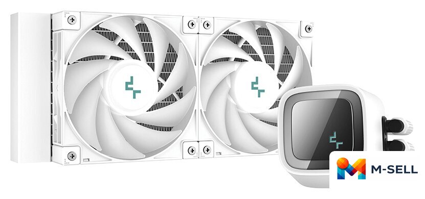Система жидкостного охлаждения для процессора DeepCool LS520 WH R-LS520-WHAMNT-G-1 - Изображение №7 — Мульти e-магазин M-SELL