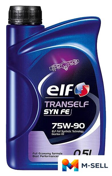 Трансмиссионное масло Elf Tranself SYN FE 75W-90 0.5л - Изображение №1 — Мульти e-магазин M-SELL