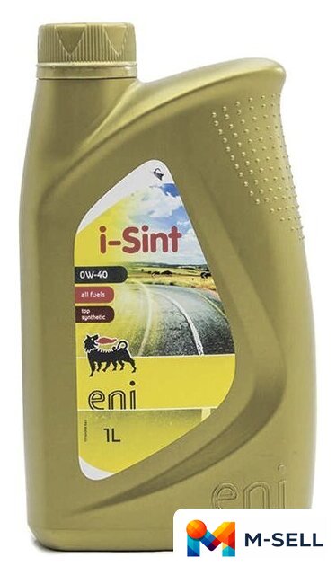 Моторное масло Eni i-Sint 0W-40 1л - Изображение №1 — Мульти e-магазин M-SELL