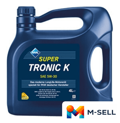 Моторное масло Aral SuperTronic K 5W-30 4л - Изображение №1 — Мульти e-магазин M-SELL