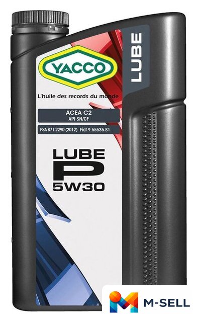 Моторное масло Yacco Lube P 5W-30 2л - Изображение №1 — Мульти e-магазин M-SELL