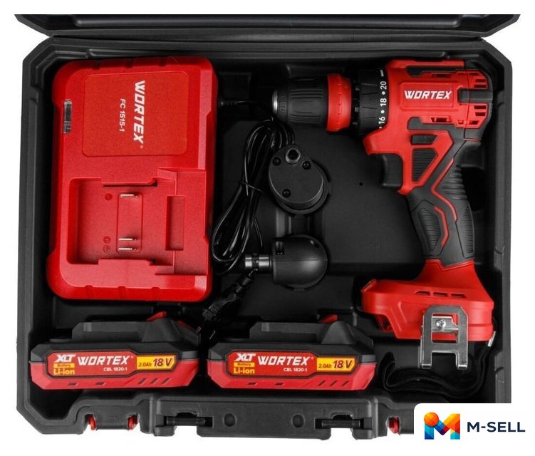 Дрель-шуруповерт Wortex BD 2025 LiSET ALL1 XLT 1325844 (с 2-мя АКБ, кейс) - Изображение №13 — Мульти e-магазин M-SELL