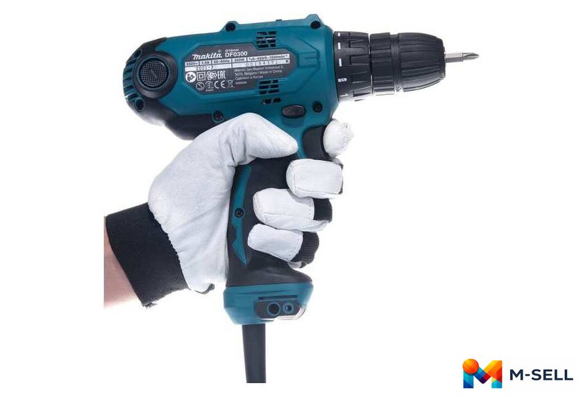 Дрель-шуруповерт Makita DF0300X3 (набор оснастки) - Изображение №10 — Мульти e-магазин M-SELL