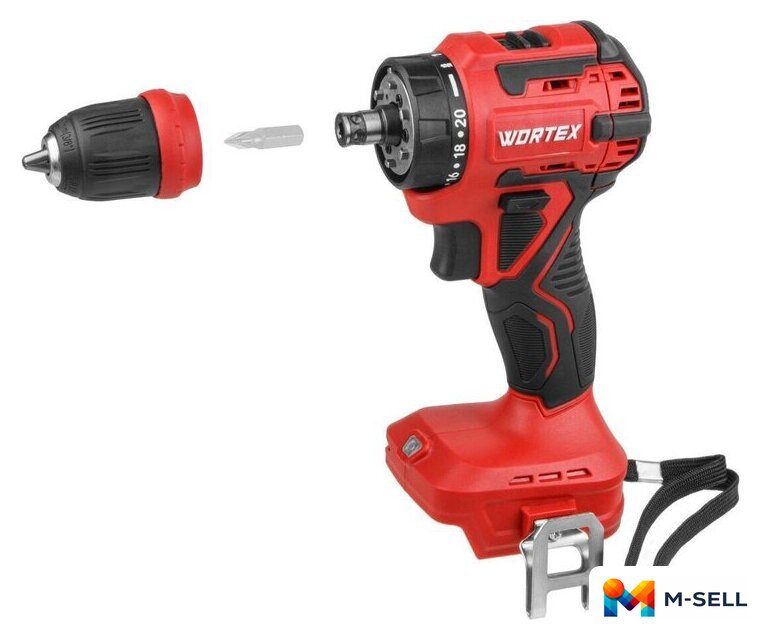 Дрель-шуруповерт Wortex BD 2025 LiSET ALL1 XLT 1325843 (с 2-мя АКБ, кейс) - Изображение №8 — Мульти e-магазин M-SELL