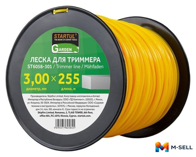 Леска для триммера Startul ST6058-301 - Изображение №1 — Мульти e-магазин M-SELL