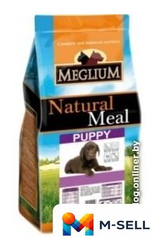 Сухой корм для собак Meglium Natural Meal Puppy 20 кг - Изображение №1 — Мульти e-магазин M-SELL