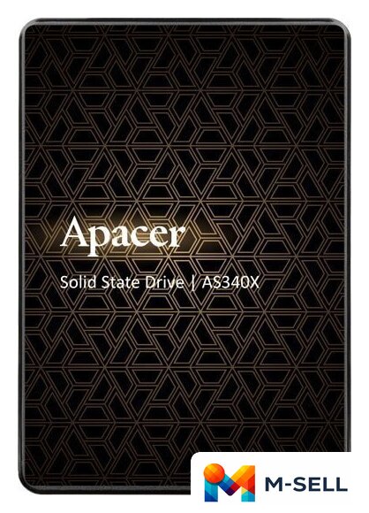 SSD Apacer AS340X 240GB AP240GAS340XC - Изображение №1 — Мульти e-магазин M-SELL
