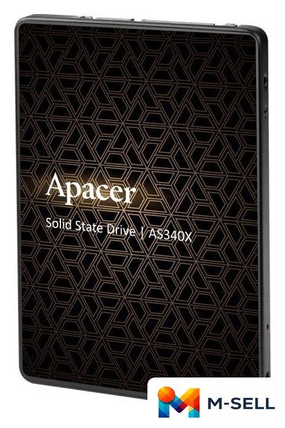 SSD Apacer AS340X 240GB AP240GAS340XC - Изображение №2 — Мульти e-магазин M-SELL
