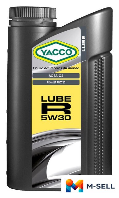 Моторное масло Yacco Lube R 5W-30 1л - Изображение №1 — Мульти e-магазин M-SELL
