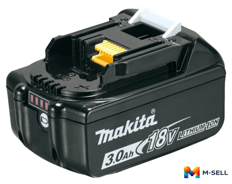Аккумулятор Makita BL1830B (18В/3 а*ч) - Изображение №1 — Мульти e-магазин M-SELL