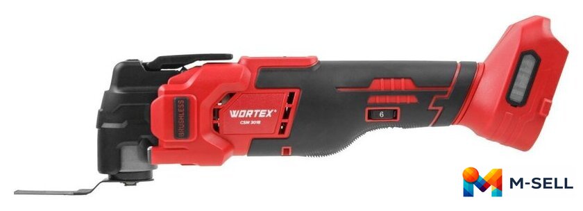 Реноватор Wortex CSM 3018 ALL1 XLT Set 2333074 (с 1-им АКБ, кейс) - Изображение №3 — Мульти e-магазин M-SELL