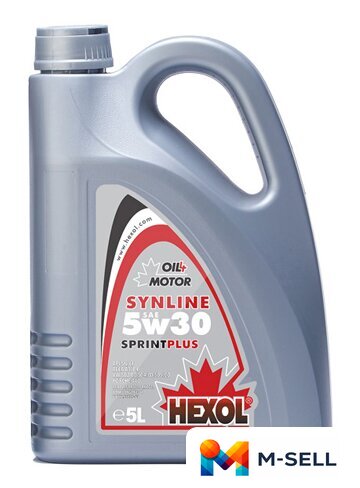 Моторное масло Hexol Synline Sprintplus 5W-30 5л - Изображение №1 — Мульти e-магазин M-SELL
