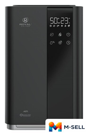 Увлажнитель воздуха Royal Clima Asti RUH-AS450/5.0E-BL - Изображение №2 — Мульти e-магазин M-SELL